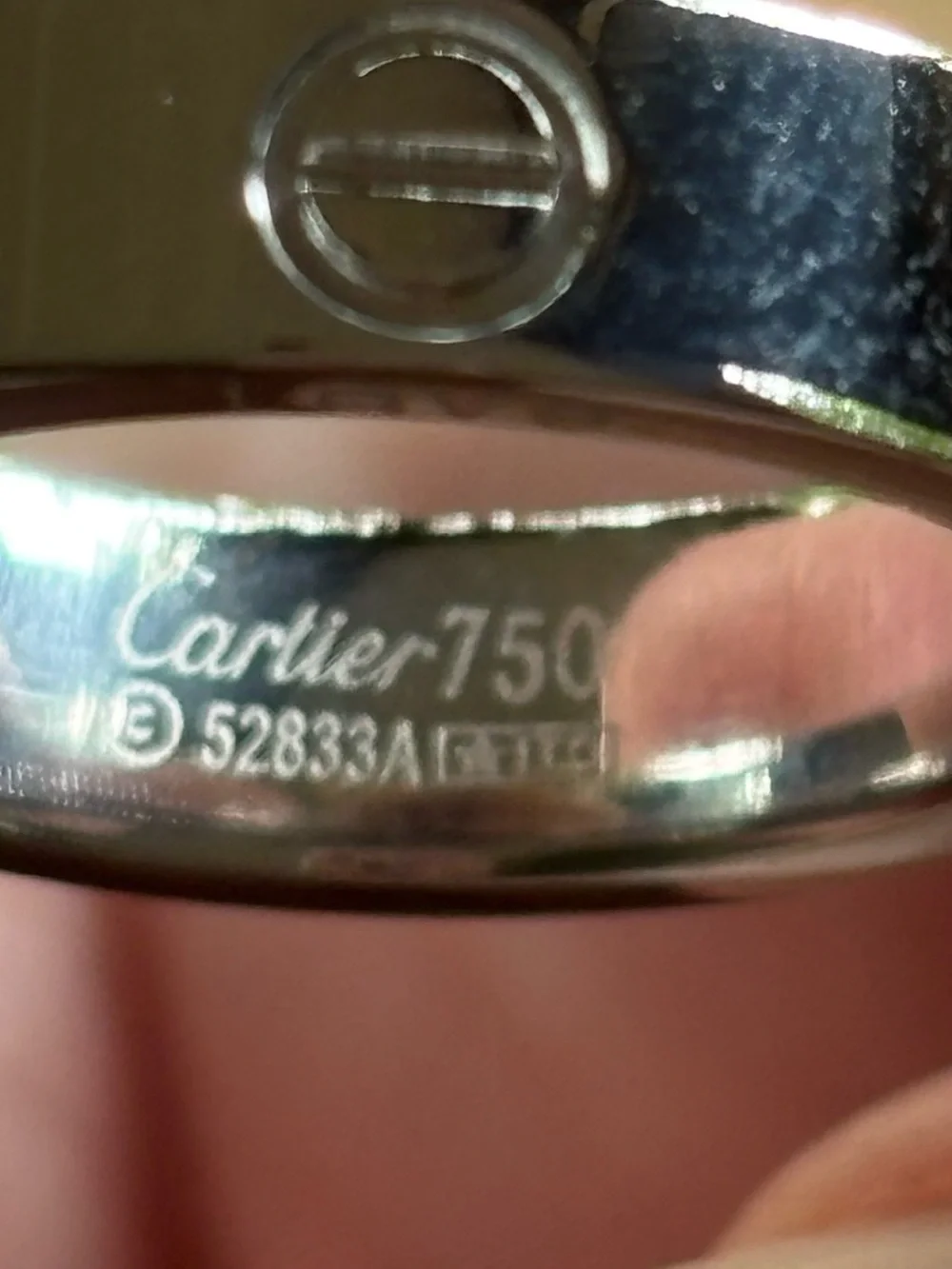 Fashion Silvertone Love Ring